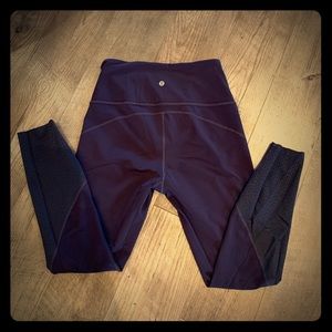 Purple Lululemon tights